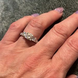 Charles & Colvard Wedding Set